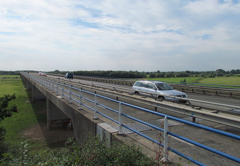 Cortenoeversebrug (N348) over de IJssel bij Zutphen.
