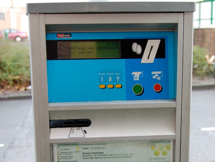 Parkeerautomaat in Haarlem (bron: Wikimedia Commons - Ctsnow)