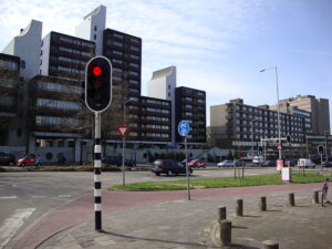 Verkeerslicht in Nijmegen