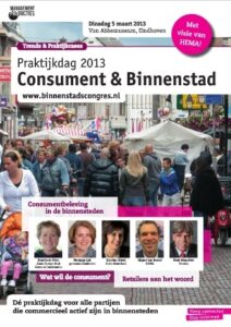 De brochure van de Praktijkdag Consument & Binnenstad.